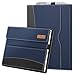 Fintie Case for 12.3 Inch Microsoft Surface Pro 7, Surface Pro 6, Surface Pro 5, Surface Pro 4, Pro 3 - Portfolio Business Cover with Pocket, Compatible with Type Cover Keyboard (Navy)