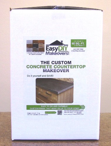 Custom Concrete Countertop Kit (Covers approximately 60 sq. ft. Tools included and easy to do for the DIY novice or weekend warrior!) On Sale