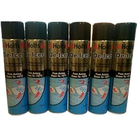 Holts De-Icer For Windscreens Non Smearing Deicer 600ML (Pack of 6 Can 600ML Each)