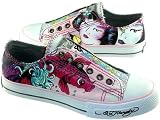 Ed Hardy Kids Boys Girls Koi Lowrise Off White Sneakers