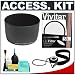 Canon ET-65III Lens Hood + 58mm UV Glass Filter + Accessory Kit for EF 85mm f/1.8 USM, 100mm f/2, SF EF 135mm f/2.8 & 100-300mm f/4.5-5.6 Lenses
