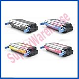 High Yield HP Color LaserJet 4700 4700dn 4700dtn 4700n 4700ph Remanufactured Toner Cartridge Set, HP Q5950A Q5951A Q5952A Q5953A Toner Cartridges