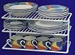 2 Shelf Cabinet Organizer (White) (8 1/2"H x 17 1/4"L x 8 1/2"W)