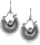 Satya Jewelry Silver Belly Dance Crescent Earring