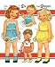 Book Six Little Steppers Paper Dolls