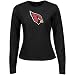 Reebok Arizona Cardinals Ladies Black Logo Premise Long Sleeve T-shirt