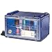 Bel-Art Scienceware 420740117 Blue Secador 4.0 Horizontal Auto-Desiccator Cabinet with Clear Door, 120V, 20.4" Width x 13.4" Height x 16.3" Depth