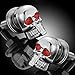 aegarage86 Universal Skull License Plate Screw Fasteners 4Pcs