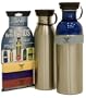 Seattle Sports H2Duo/Uno Stainless Steel Bottle (1000/800ml, Pack of 2)