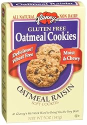 Glenny's Gluten Free Oatmeal Raisin Cookies, 5-Ounce Boxes (Pack of 12)