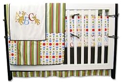 Trend Lab Dr Seuss ABC 4 Piece Crib Bedding Set