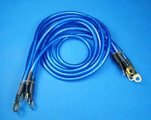 el001-汎用・品質抜群　エンジンアーシングキットワイヤー ブルー 9φ・9mm-639011