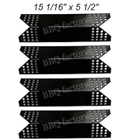 96781(4-pack) Porcelain Steel Heat Plate Replacement for for Kenmore Sears, Nexgrill, Sunbeam Grillmaster, Lowes Model Grills