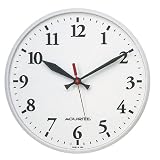 ACU-RITE 01960 12.5 inch Basic Clock White by Chaney Instruments