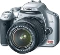 Canon Digital Rebel XSI 12.2 MP Digital SLR Camera with EF-S 18-55mm f/3.5-5.6 IS Lens (Silver)