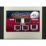Atlanta Braves Scoreboard Desk & Alarm Clock