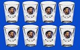 Set Of 8 Barack Obama Commemorative Shot Glasses - Comes In Gift Boxes - In Stock, Ships Right Away