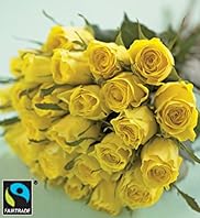 22 Yellow or Orange Fairtrade Roses