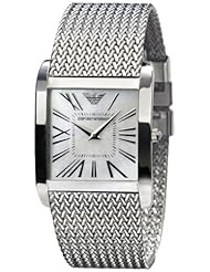 Armani Classic Collection Mesh Bracelet Mother-of-pearl Dial Womens watch #AR2015