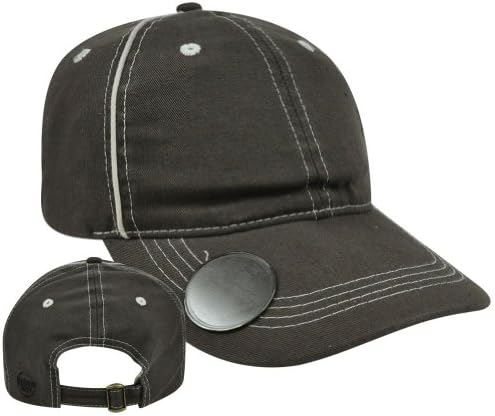 Buddy Built In Bottle Drink Opener Sun Buckle Garment Wash Brown Blank Hat Cap