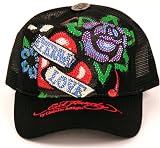 Ed Hardy - Ed Hardy Eternal Love Platinum Edition Cap - Black