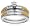 10k Two-Tone Diamond Engagement Ring (1/6 cttw, I-J Color, I3 Clarity), Size 7