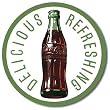 Nostalgic Coca-Cola Tin Metal Sign : 1960s Coke Bottle