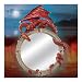The Hamilton Collection Reflections Of The Dragon's Realm Wall Mirror