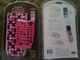 Designer Faceplate & Holster~Pink Round Dot