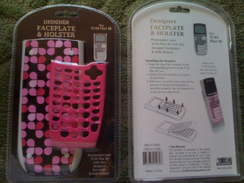 Designer Faceplate & Holster~Pink Round Dot