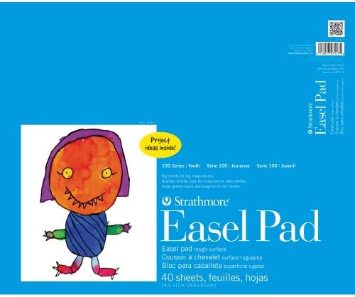 Strathmore 100 Series Kids' Art Paper Easel Pad (40 Sheets) 14x17"