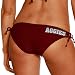 NCAA Texas A&M Aggies Womens Spring Breaker Bikini Bottom - Maroon