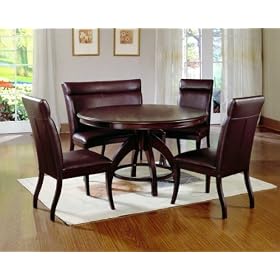 Nottingham 6-Piece Dining Room Furniture Set with Bench - Hillsdale Furniture - 4077DTBCS6