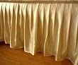 SilkNOW 100% Pure Silk Bed Skirt Queen Golden Yellow