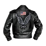 The "Open Road" Men's Leather Jacket: Gift For Bikers