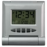 Equity by La Crosse 65902 Solar Travel Alarm clock