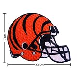 Cincinnati Bengals Helmet Logo Iron on Patches