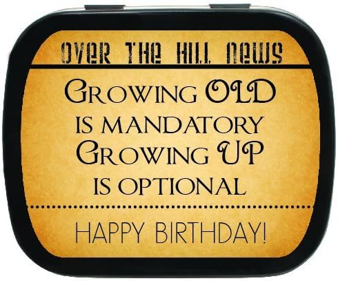 The MintBox PM-BLK31165 Over The Hill Mint Tins 24 Pack