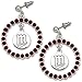 Minnesota Twins Earrings - Red Crystals & Team title=