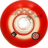 Autobahn LE 3 Skateboard Wheels (53mm, Clear Red)
