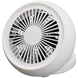 ドウシシャ 4電源 充電式 コンパクトデスク扇風機 ホワイト MPM-1083B(WH)
