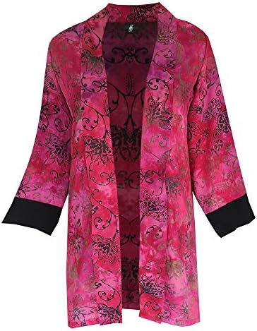 Women's Long Sleeve Cardigan | Oversized Cardigan Kimono, One Plus Size 1x to 3x