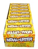 Now and Later Banana Flavored Candy Forty-Eight 4-Piece Bars