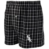 Chicago White Sox Black Gridiron Boxer Shorts