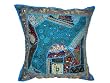 Pillow Covers-Azure Decorative Moti Indian Cushion Covers 24"