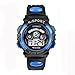 Kingfansion Waterproof Children Boy Digital LED Quartz Alarm Date Sports Wrist Watch