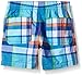 Crazy 8 Boys' Baby Blue Plaid Pull-On Short