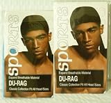 Du-Rag Set of 2, Du Rag, DuRag, PINK and LIGHT BLUE Wave Caps, Doo Rag Lot, Comfortable, Expanding, Breathable Material, Fits Most Head Sizes For Men, Women and Teens, Use During Sports Play, While Sleeping, Everyday Use, Wear for Fashion or Under Baseball Caps, Motorcycle Helmets and Hats