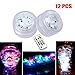 Soondar 12x Aquarium Fish Tank Bar Waterproof Submersible 3-LED Tea Light, Vase Light, Remote Control LED Light
