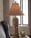 Embossed Tooled Leather Rope Lamp